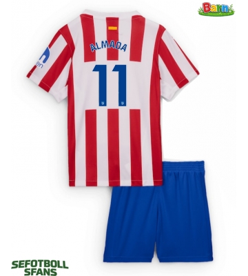 Atletico Madrid Thiago Almada #11 Hemmaställ Barn 2025-26 Kortärmad (+ Korta byxor)